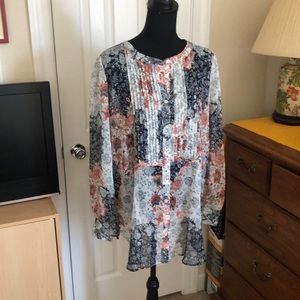 Loft print blouse